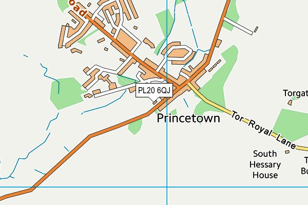 PL20 6QJ map - OS VectorMap District (Ordnance Survey) PL20 6QJ map - OS VectorMap District (Ordnance Survey)