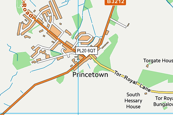 PL20 6QT map - OS VectorMap District (Ordnance Survey) PL20 6QT map - OS VectorMap District (Ordnance Survey)