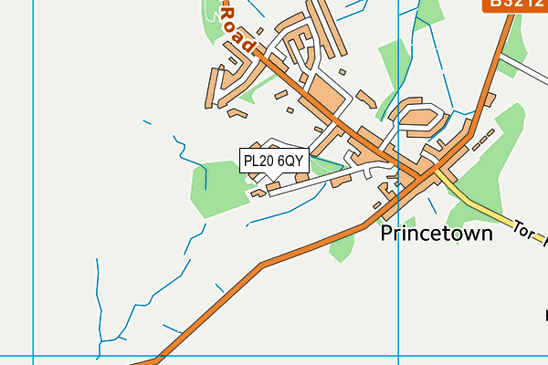 PL20 6QY map - OS VectorMap District (Ordnance Survey) PL20 6QY map - OS VectorMap District (Ordnance Survey)