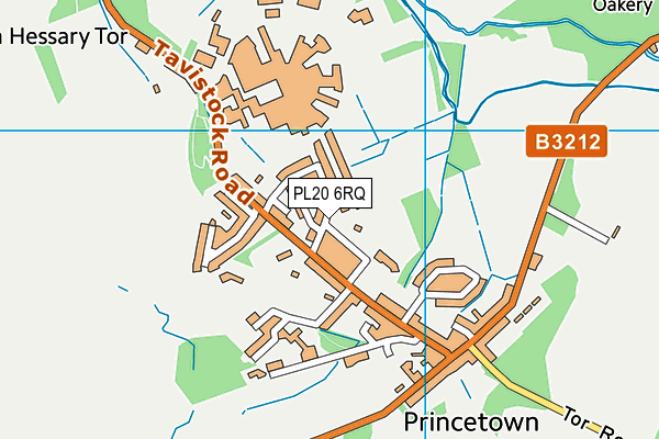 PL20 6RQ map - OS VectorMap District (Ordnance Survey) PL20 6RQ map - OS VectorMap District (Ordnance Survey)