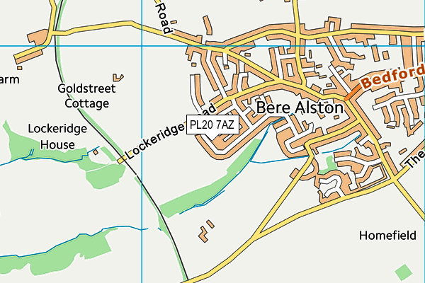PL20 7AZ map - OS VectorMap District (Ordnance Survey) PL20 7AZ map - OS VectorMap District (Ordnance Survey)