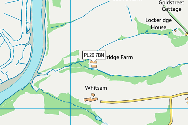 PL20 7BN map - OS VectorMap District (Ordnance Survey) PL20 7BN map - OS VectorMap District (Ordnance Survey)