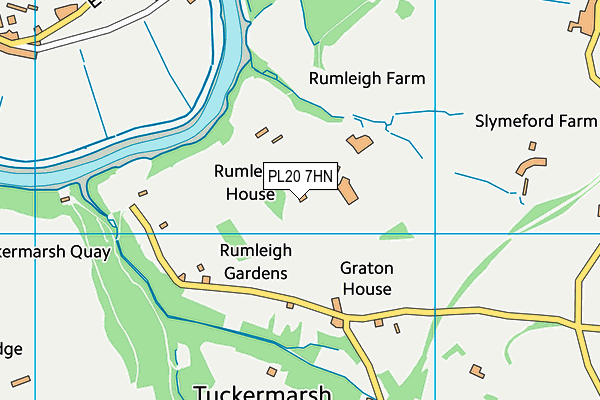 PL20 7HN map - OS VectorMap District (Ordnance Survey) PL20 7HN map - OS VectorMap District (Ordnance Survey)