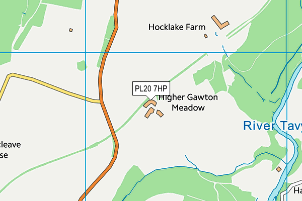 PL20 7HP map - OS VectorMap District (Ordnance Survey) PL20 7HP map - OS VectorMap District (Ordnance Survey)