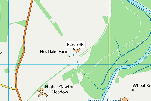 PL20 7HR map - OS VectorMap District (Ordnance Survey) PL20 7HR map - OS VectorMap District (Ordnance Survey)