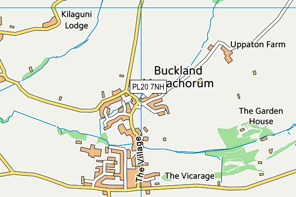 PL20 7NH map - OS VectorMap District (Ordnance Survey) PL20 7NH map - OS VectorMap District (Ordnance Survey)