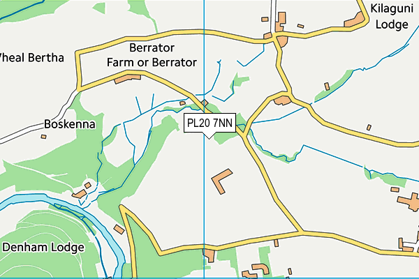 PL20 7NN map - OS VectorMap District (Ordnance Survey) PL20 7NN map - OS VectorMap District (Ordnance Survey)