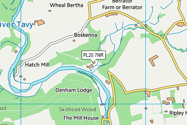 PL20 7NR map - OS VectorMap District (Ordnance Survey) PL20 7NR map - OS VectorMap District (Ordnance Survey)