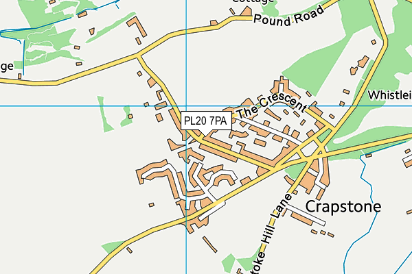 PL20 7PA map - OS VectorMap District (Ordnance Survey) PL20 7PA map - OS VectorMap District (Ordnance Survey)