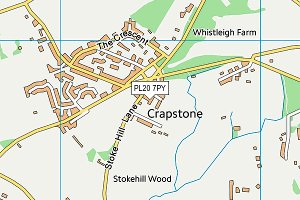 PL20 7PY map - OS VectorMap District (Ordnance Survey) PL20 7PY map - OS VectorMap District (Ordnance Survey)