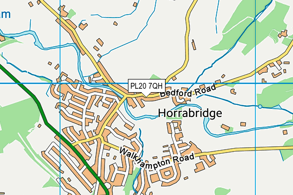 PL20 7QH map - OS VectorMap District (Ordnance Survey) PL20 7QH map - OS VectorMap District (Ordnance Survey)