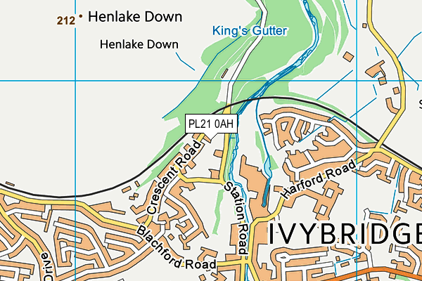 PL21 0AH map - OS VectorMap District (Ordnance Survey) PL21 0AH map - OS VectorMap District (Ordnance Survey)