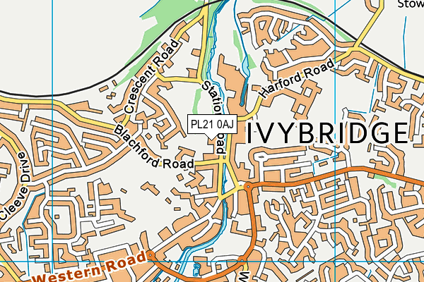 PL21 0AJ map - OS VectorMap District (Ordnance Survey) PL21 0AJ map - OS VectorMap District (Ordnance Survey)