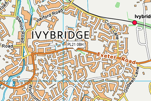 PL21 0BH map - OS VectorMap District (Ordnance Survey) PL21 0BH map - OS VectorMap District (Ordnance Survey)