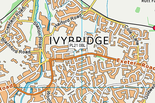PL21 0BL map - OS VectorMap District (Ordnance Survey) PL21 0BL map - OS VectorMap District (Ordnance Survey)