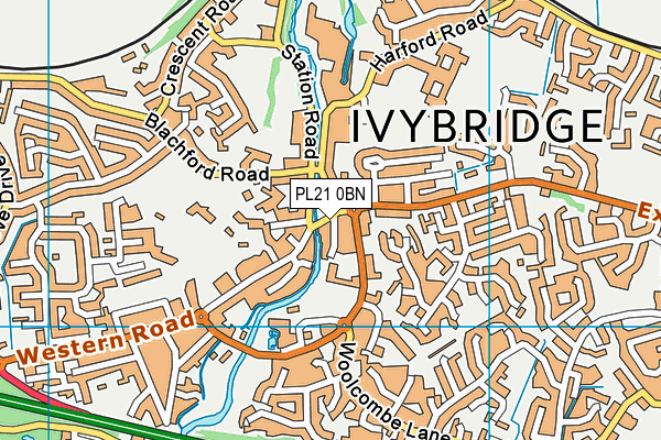 PL21 0BN map - OS VectorMap District (Ordnance Survey) PL21 0BN map - OS VectorMap District (Ordnance Survey)