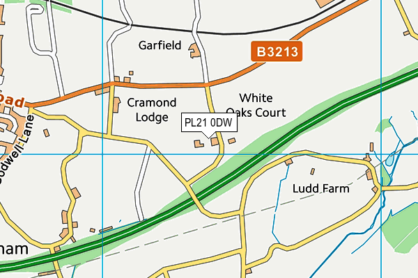 PL21 0DW map - OS VectorMap District (Ordnance Survey) PL21 0DW map - OS VectorMap District (Ordnance Survey)