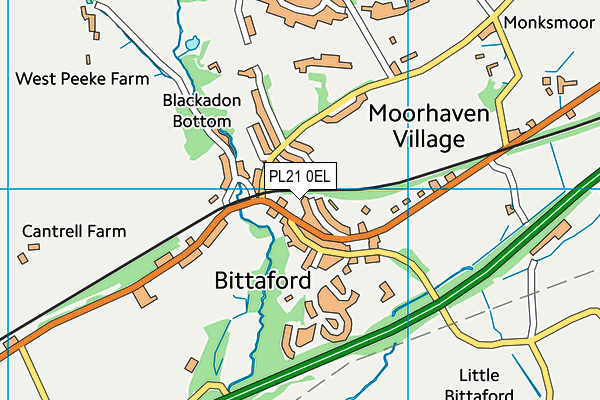 PL21 0EL map - OS VectorMap District (Ordnance Survey) PL21 0EL map - OS VectorMap District (Ordnance Survey)