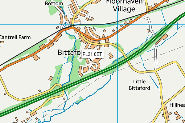 PL21 0ET map - OS VectorMap District (Ordnance Survey) PL21 0ET map - OS VectorMap District (Ordnance Survey)