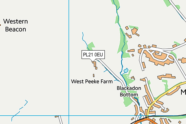 PL21 0EU map - OS VectorMap District (Ordnance Survey) PL21 0EU map - OS VectorMap District (Ordnance Survey)