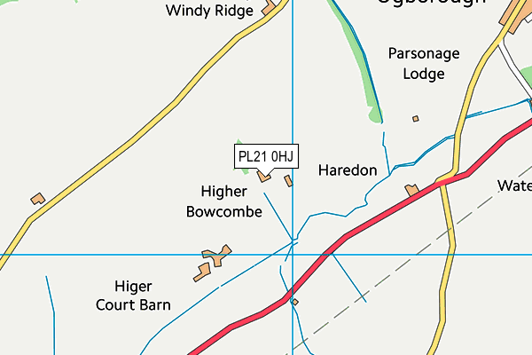 PL21 0HJ map - OS VectorMap District (Ordnance Survey) PL21 0HJ map - OS VectorMap District (Ordnance Survey)