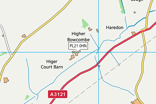 PL21 0HN map - OS VectorMap District (Ordnance Survey) PL21 0HN map - OS VectorMap District (Ordnance Survey)