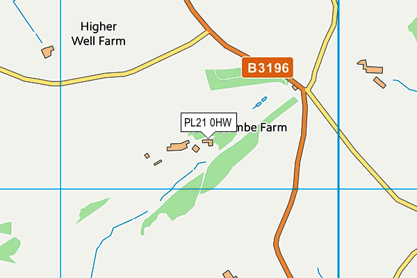 PL21 0HW map - OS VectorMap District (Ordnance Survey) PL21 0HW map - OS VectorMap District (Ordnance Survey)