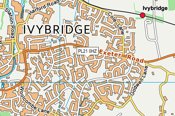 PL21 0HZ map - OS VectorMap District (Ordnance Survey) PL21 0HZ map - OS VectorMap District (Ordnance Survey)