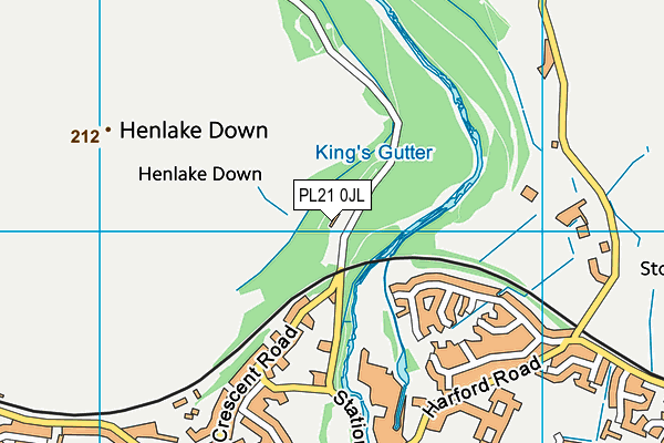 PL21 0JL map - OS VectorMap District (Ordnance Survey) PL21 0JL map - OS VectorMap District (Ordnance Survey)