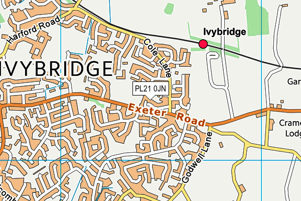PL21 0JN map - OS VectorMap District (Ordnance Survey) PL21 0JN map - OS VectorMap District (Ordnance Survey)