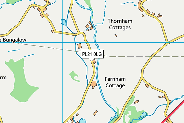 PL21 0LG map - OS VectorMap District (Ordnance Survey) PL21 0LG map - OS VectorMap District (Ordnance Survey)