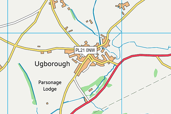 PL21 0NW map - OS VectorMap District (Ordnance Survey) PL21 0NW map - OS VectorMap District (Ordnance Survey)