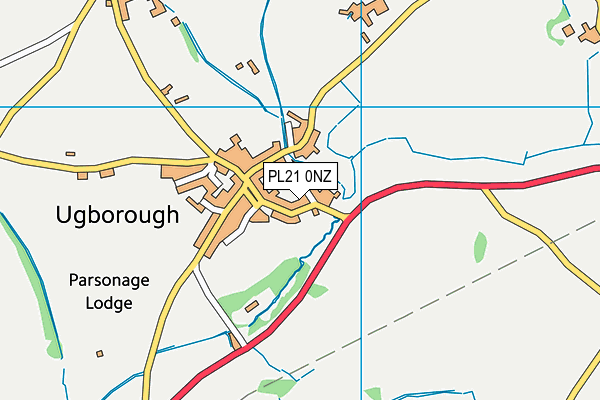 PL21 0NZ map - OS VectorMap District (Ordnance Survey) PL21 0NZ map - OS VectorMap District (Ordnance Survey)