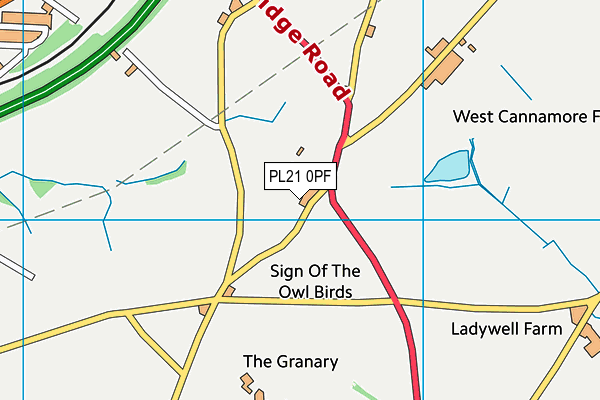 PL21 0PF map - OS VectorMap District (Ordnance Survey) PL21 0PF map - OS VectorMap District (Ordnance Survey)