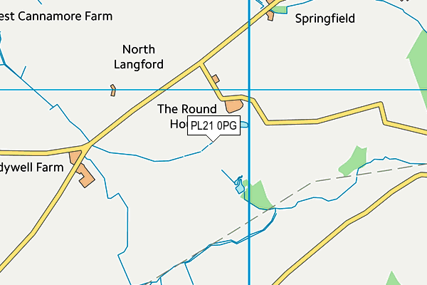 PL21 0PG map - OS VectorMap District (Ordnance Survey) PL21 0PG map - OS VectorMap District (Ordnance Survey)