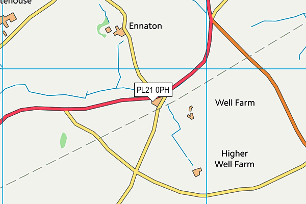 PL21 0PH map - OS VectorMap District (Ordnance Survey) PL21 0PH map - OS VectorMap District (Ordnance Survey)