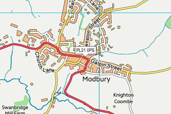 PL21 0PS map - OS VectorMap District (Ordnance Survey) PL21 0PS map - OS VectorMap District (Ordnance Survey)