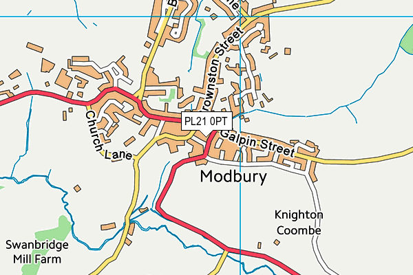 PL21 0PT map - OS VectorMap District (Ordnance Survey) PL21 0PT map - OS VectorMap District (Ordnance Survey)