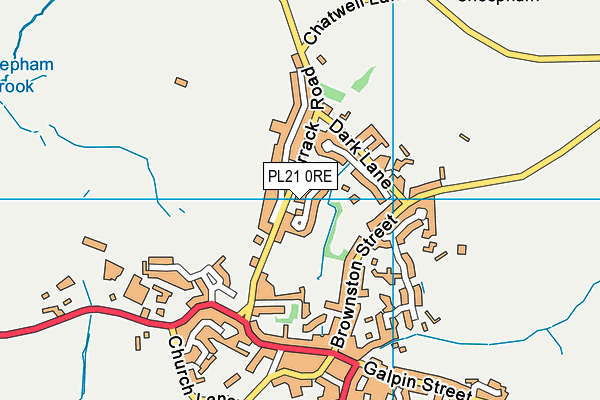 PL21 0RE map - OS VectorMap District (Ordnance Survey) PL21 0RE map - OS VectorMap District (Ordnance Survey)