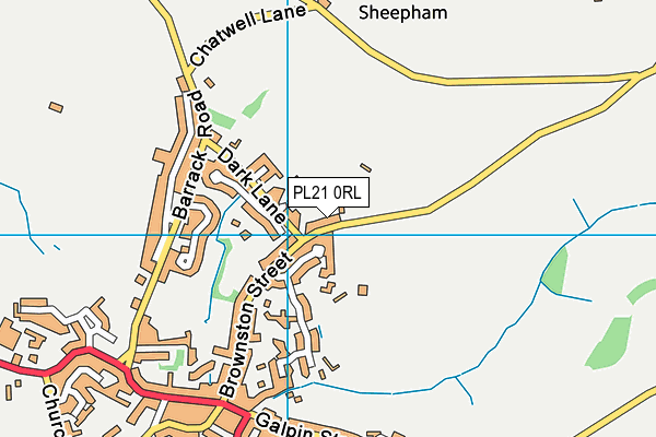 PL21 0RL map - OS VectorMap District (Ordnance Survey) PL21 0RL map - OS VectorMap District (Ordnance Survey)