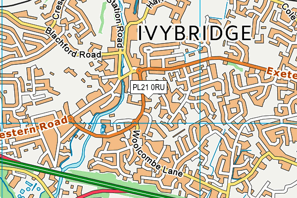 PL21 0RU map - OS VectorMap District (Ordnance Survey) PL21 0RU map - OS VectorMap District (Ordnance Survey)