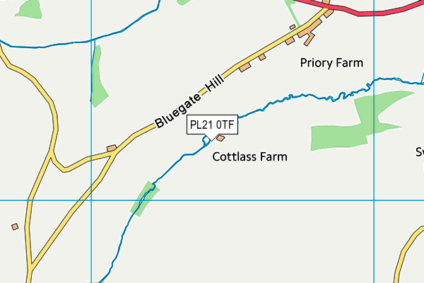 PL21 0TF map - OS VectorMap District (Ordnance Survey) PL21 0TF map - OS VectorMap District (Ordnance Survey)