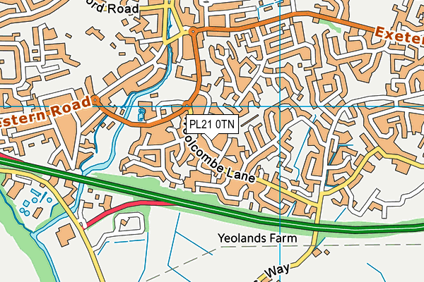 PL21 0TN map - OS VectorMap District (Ordnance Survey) PL21 0TN map - OS VectorMap District (Ordnance Survey)