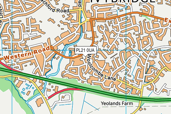 PL21 0UA map - OS VectorMap District (Ordnance Survey) PL21 0UA map - OS VectorMap District (Ordnance Survey)