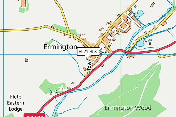 PL21 9LX map - OS VectorMap District (Ordnance Survey) PL21 9LX map - OS VectorMap District (Ordnance Survey)