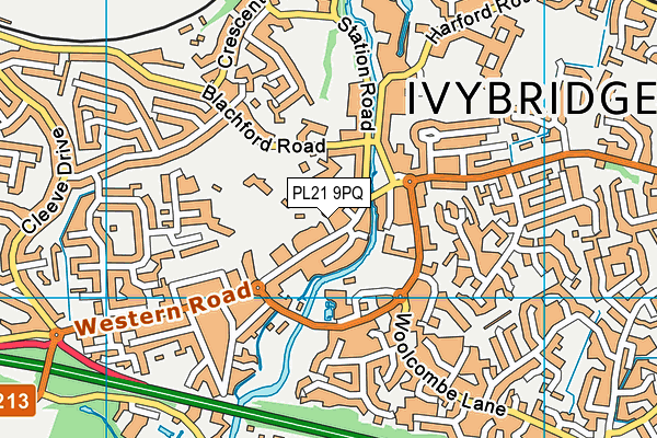 PL21 9PQ map - OS VectorMap District (Ordnance Survey) PL21 9PQ map - OS VectorMap District (Ordnance Survey)