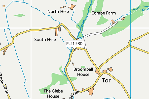 PL21 9RD map - OS VectorMap District (Ordnance Survey) PL21 9RD map - OS VectorMap District (Ordnance Survey)