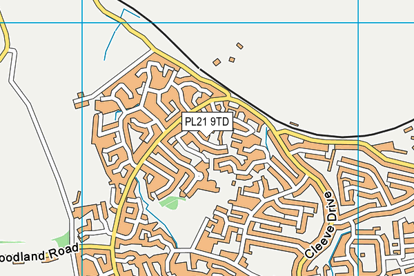 PL21 9TD map - OS VectorMap District (Ordnance Survey) PL21 9TD map - OS VectorMap District (Ordnance Survey)