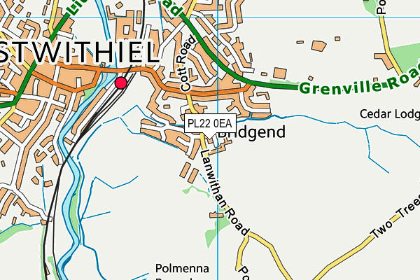 PL22 0EA map - OS VectorMap District (Ordnance Survey) PL22 0EA map - OS VectorMap District (Ordnance Survey)