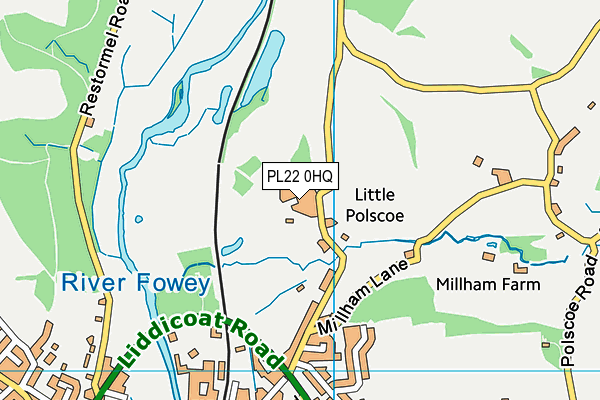 PL22 0HQ map - OS VectorMap District (Ordnance Survey) PL22 0HQ map - OS VectorMap District (Ordnance Survey)